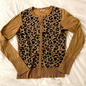 Merona Classic Leopard Print Cardigan 🐆